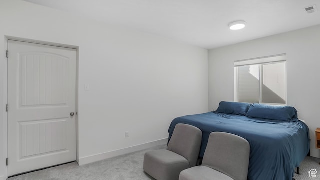 442 Doubleday St, Mapleton, UT 84664 - bedroom with light carpet, baseboards, and visible vents