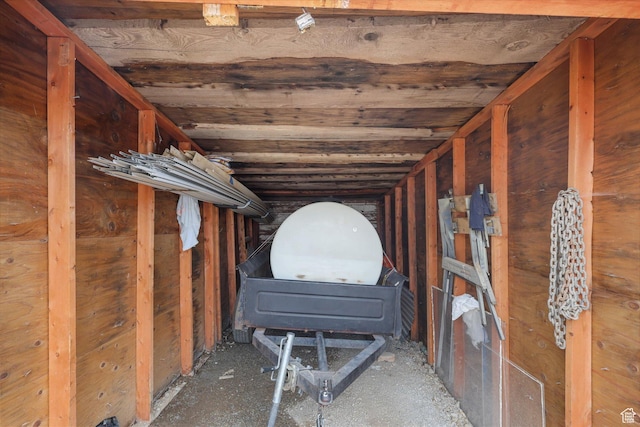 view of storage