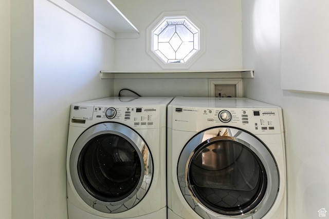 945 Church St, Layton, UT 84041 - washroom with washing machine and dryer and laundry area