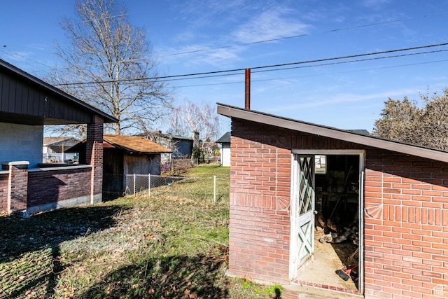 945 Church St, Layton, UT 84041 - view of yard with an outbuilding and fence