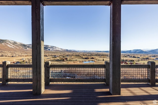 5956 N Triple Crown Trl, Oakley, UT 84055 - deck with a mountain view