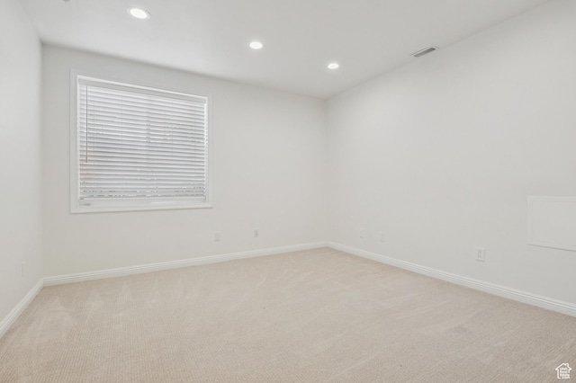 14146 S Spyglass Hill Dr, Draper, UT 84020 - unfurnished room with light colored carpet and recessed lighting