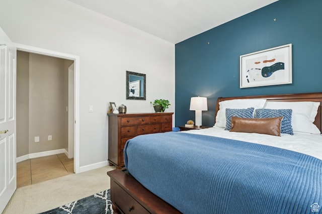 14146 S Spyglass Hill Dr, Draper, UT 84020 - carpeted bedroom featuring tile patterned floors and baseboards