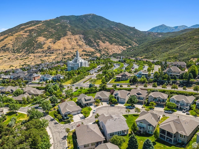 14146 S Spyglass Hill Dr, Draper, UT 84020 - aerial view of residential area with mountains
