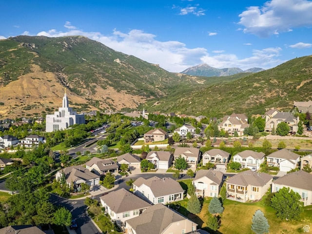 14146 S Spyglass Hill Dr, Draper, UT 84020 - aerial overview of property's location with mountains and nearby suburban area