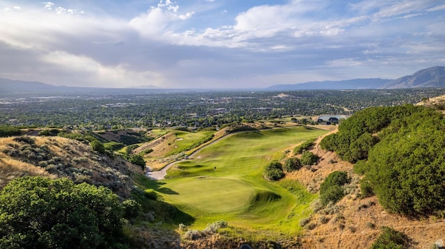 14146 S Spyglass Hill Dr, Draper, UT 84020 - bird's eye view of mountains and a golf club