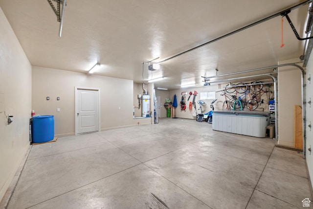 1041 E Silver Shadows Dr, Washington, UT 84780 - garage featuring gas water heater and a garage door opener