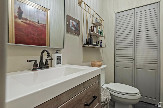 178 N Valley View Dr, North Salt Lake, UT 84054 - bathroom with toilet and vanity