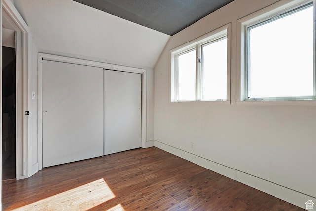 178 N Valley View Dr, North Salt Lake, UT 84054 - additional living space featuring lofted ceiling and wood-type flooring