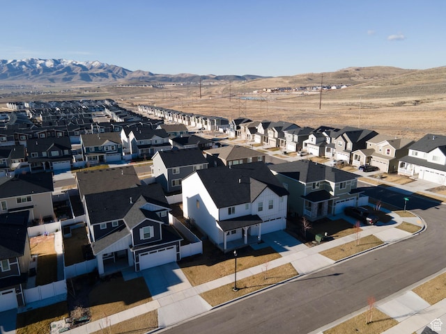 963 W Ruddy Clover Ln Unit 282, Saratoga Springs, UT 84045 - bird's eye view with a residential view and a mountain view