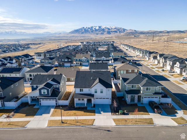 963 W Ruddy Clover Ln Unit 282, Saratoga Springs, UT 84045 - aerial view with a residential view and a mountain view