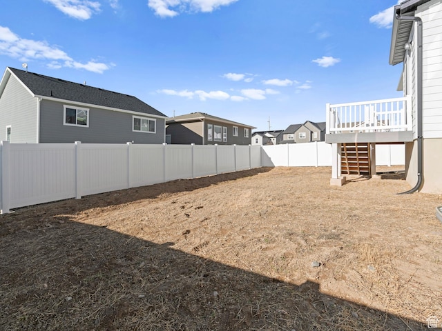 963 W Ruddy Clover Ln Unit 282, Saratoga Springs, UT 84045 - view of yard with a fenced backyard and a deck