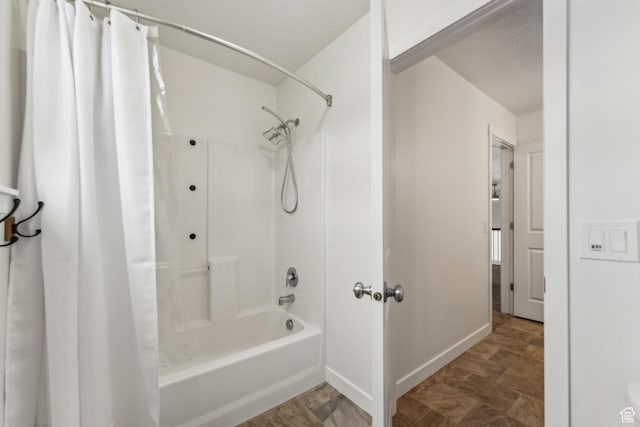 4 E Sterling Loop, Vineyard, UT 84059 - full bathroom with baseboards and shower / bath combination with curtain