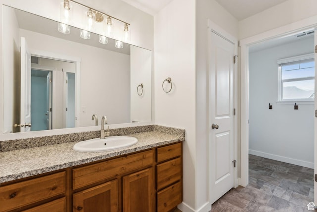 4 E Sterling Loop, Vineyard, UT 84059 - bathroom featuring vanity, baseboards, and visible vents