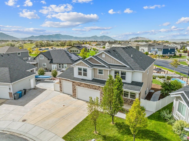 4 E Sterling Loop, Vineyard, UT 84059 - bird's eye view featuring a mountain view and a residential view