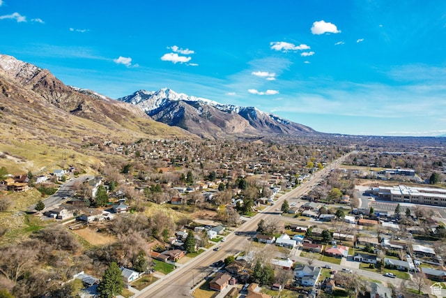 223 N Harrison Blvd, Ogden, UT 84404 - aerial view featuring a mountain view and a residential view