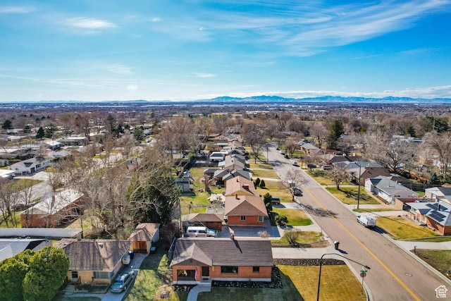 223 N Harrison Blvd, Ogden, UT 84404 - bird's eye view with a mountain view and a residential view