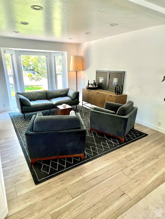 5188 S Saddleback Dr, Holladay, UT 84117 - living area with baseboards and wood finished floors