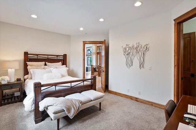 1049 S Meadow Lark Ln E, Huntsville, UT 84317 - bedroom with carpet flooring, recessed lighting, and baseboards