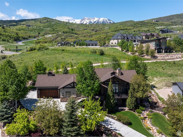 1049 S Meadow Lark Ln E, Huntsville, UT 84317 - bird's eye view of a mountainous background
