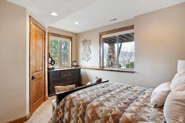1049 S Meadow Lark Ln E, Huntsville, UT 84317 - bedroom featuring carpet floors and recessed lighting