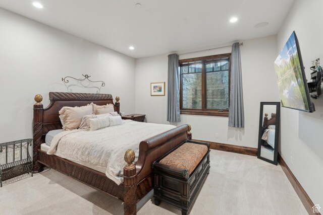 7507 Sage Meadow Rd, Park City, UT 84098 - carpeted bedroom with recessed lighting and baseboards
