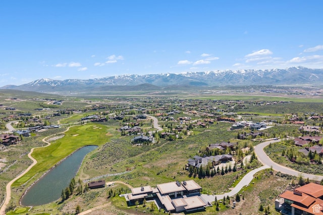 7507 Sage Meadow Rd, Park City, UT 84098 - view of property location with a water and mountain view, nearby suburban area, and a golf course