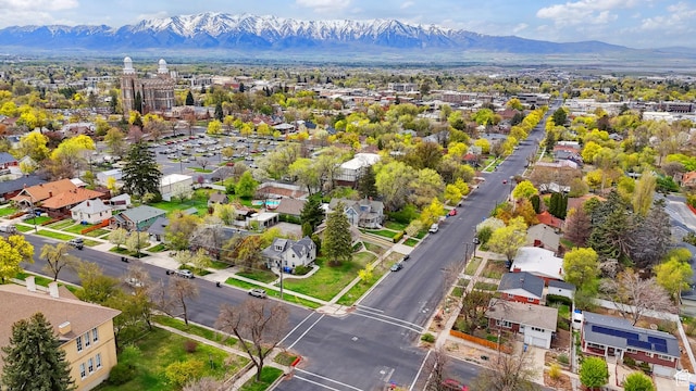 368 E 300 N, Logan, UT 84321 - aerial view featuring a mountain view and a residential view
