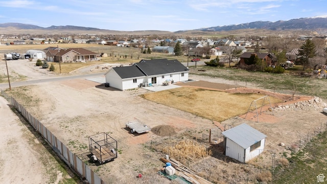 185 W 200 N, Centerfield, UT 84622 - birds eye view of property with a residential view and a mountain view