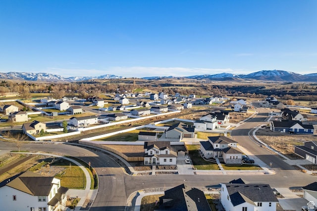 585 W 20 N, Hyrum, UT 84319 - bird's eye view featuring a residential view and a mountain view