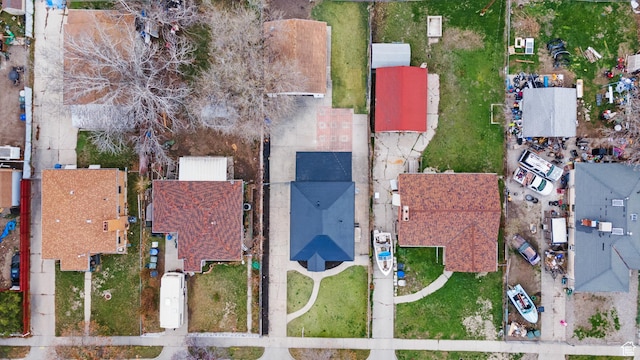 bird's eye view featuring a residential view