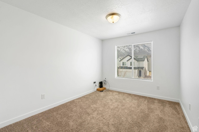 866 S Brubaker Way, Santaquin, UT 84655 - carpeted spare room featuring a textured ceiling and baseboards