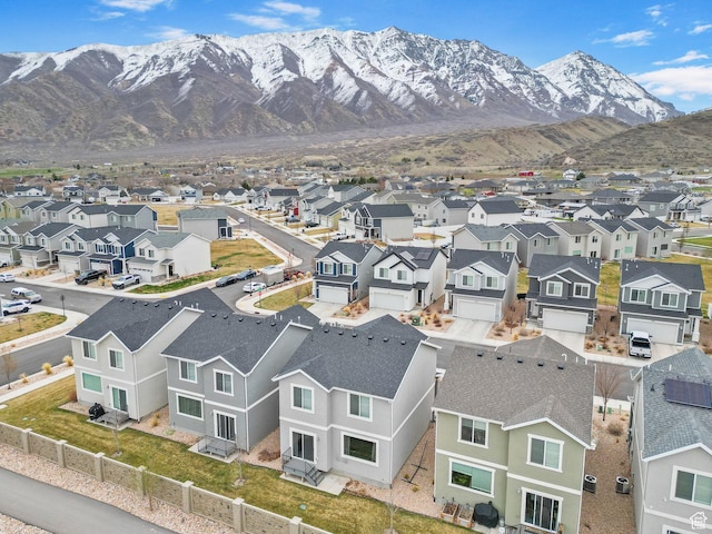 866 S Brubaker Way, Santaquin, UT 84655 - aerial perspective of suburban area with a mountain backdrop