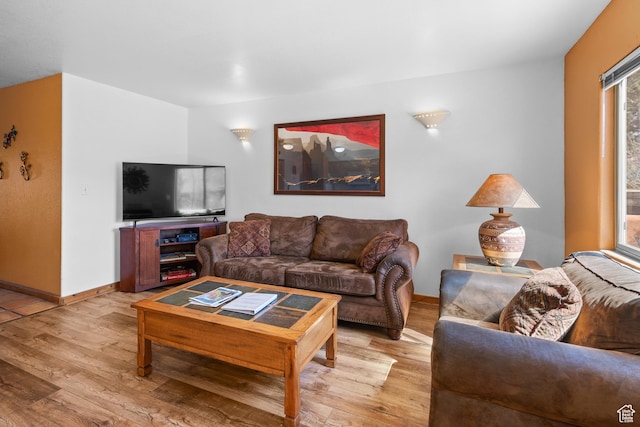 3418 E La Camino, Moab, UT 84532 - living room featuring light wood finished floors and baseboards