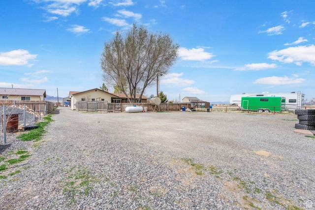 270 N 100 W, Goshen, UT 84633 - view of yard featuring gravel driveway and fence