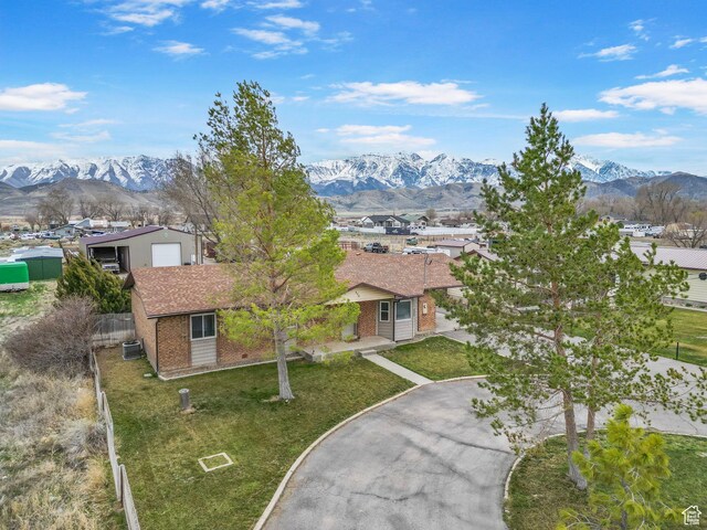 270 N 100 W, Goshen, UT 84633 - drone / aerial view with a residential view and a mountain view