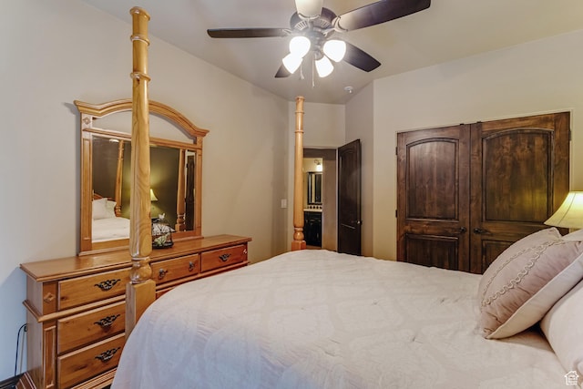 428 N Northstar Dr, St George, UT 84770 - bedroom with a ceiling fan