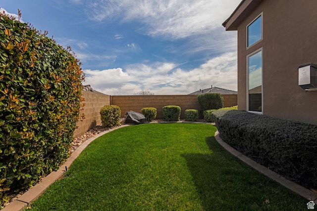 428 N Northstar Dr, St George, UT 84770 - view of yard with a fenced backyard