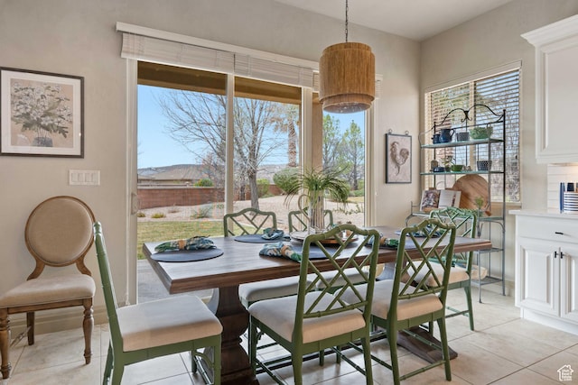 2653 Rio Lobo Dr, St George, UT 84770 - dining area with light tile patterned flooring