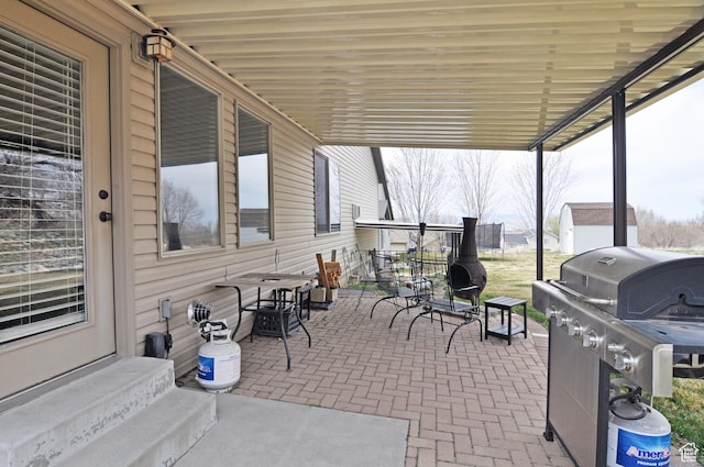 245 E 660 S, Willard, UT 84340 - view of patio / terrace featuring area for grilling and outdoor dining space