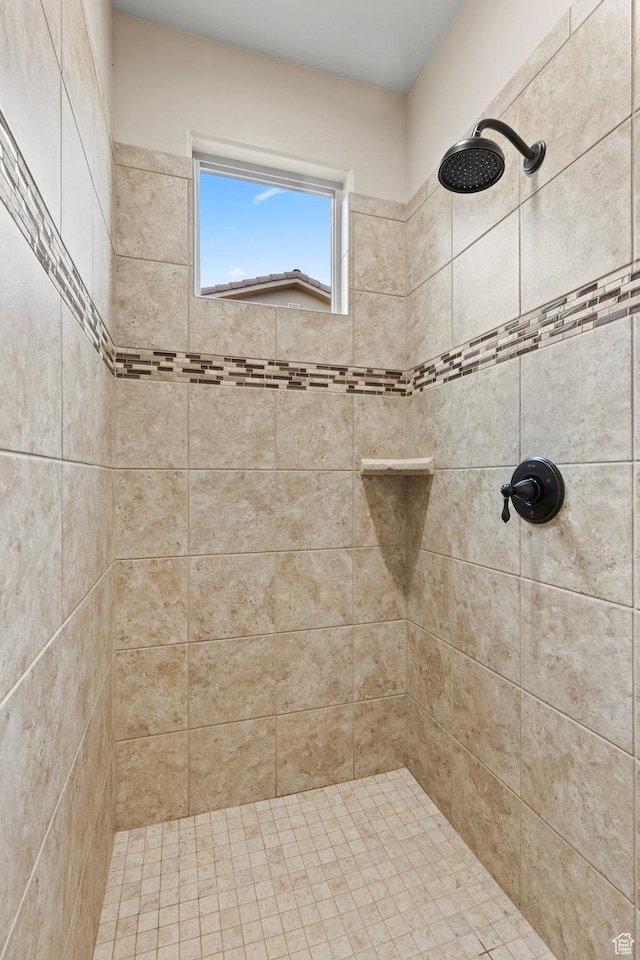 714 N Millcreek Springs Dr, Washington, UT 84780 - full bathroom featuring a tile shower