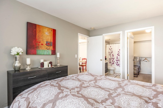 6861 N 2200 W Unit 9D, Park City, UT 84098 - carpeted bedroom with a walk in closet and ensuite bathroom
