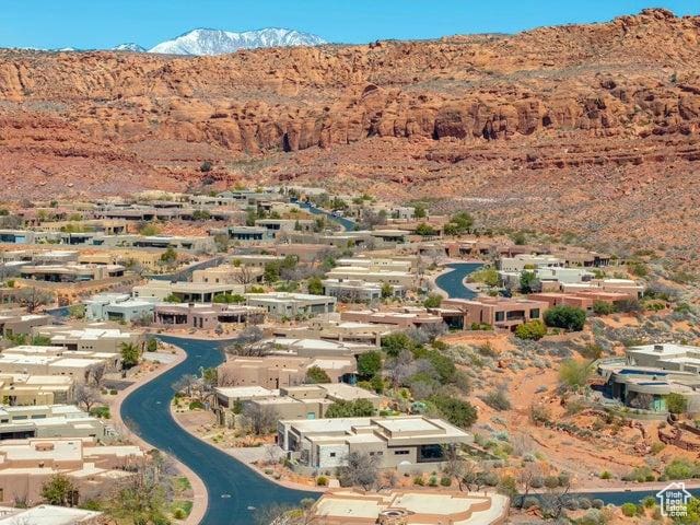 3052 N Snow Canyon Pkwy Unit 36, St George, UT 84770 - drone / aerial view featuring a mountain view