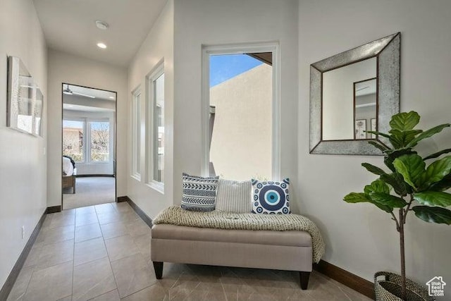 3052 N Snow Canyon Pkwy Unit 36, St George, UT 84770 - interior space with tile patterned floors, baseboards, and recessed lighting