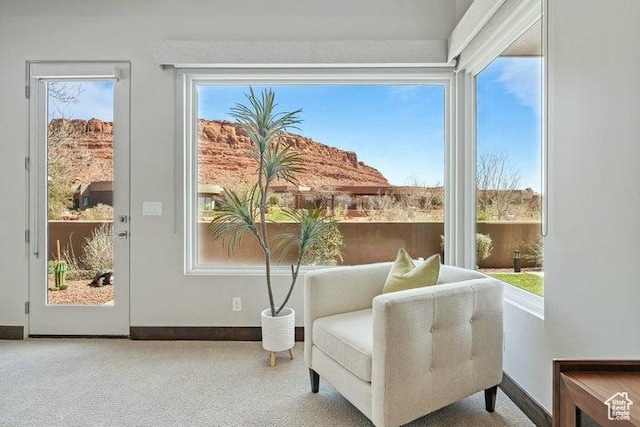 3052 N Snow Canyon Pkwy Unit 36, St George, UT 84770 - sitting room with carpet floors and baseboards
