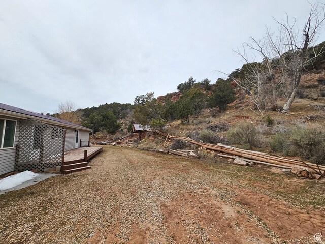 2350 S Red Creek Rd, Fruitland, UT 84027 - view of yard with a deck