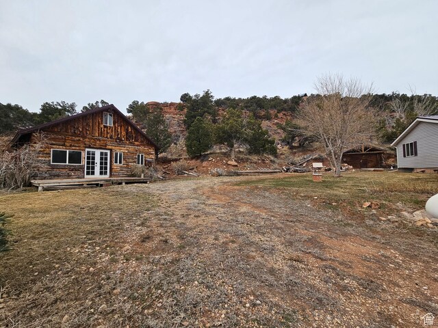 2350 S Red Creek Rd, Fruitland, UT 84027 - view of yard with french doors
