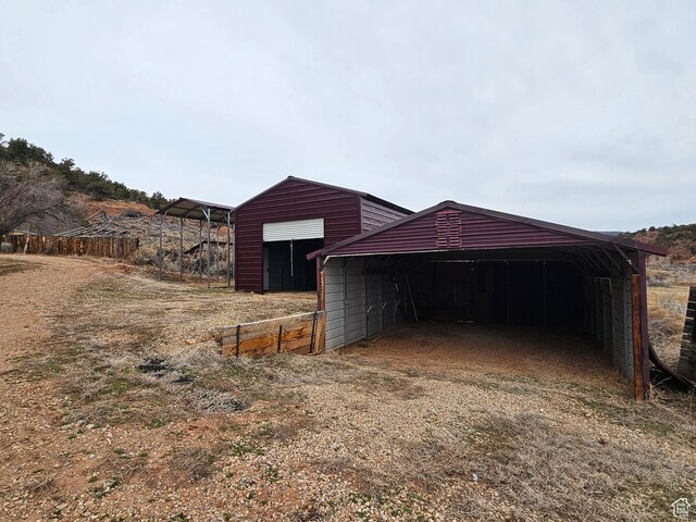 2350 S Red Creek Rd, Fruitland, UT 84027 - view of pole building featuring fence