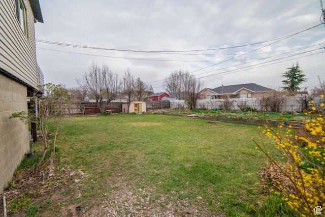 627 W La Salle Dr, Murray, UT 84123 - view of yard with a fenced backyard