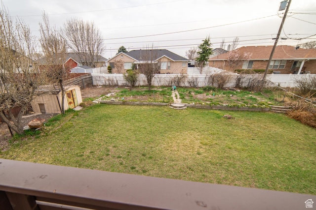 627 W La Salle Dr, Murray, UT 84123 - view of yard featuring a fenced backyard and a residential view